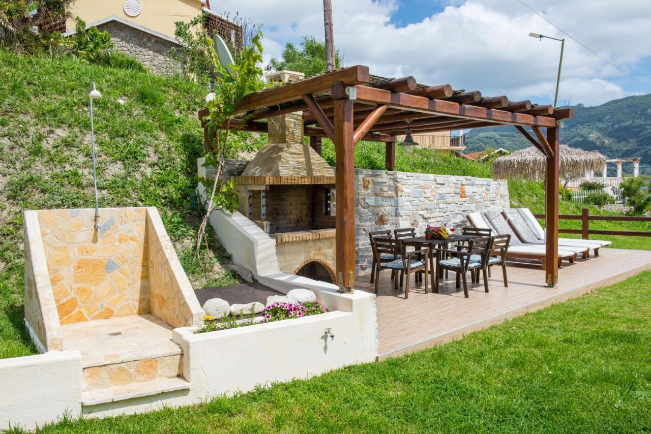 Villas Porto Kamini Afionas Corfu エクステリア 写真